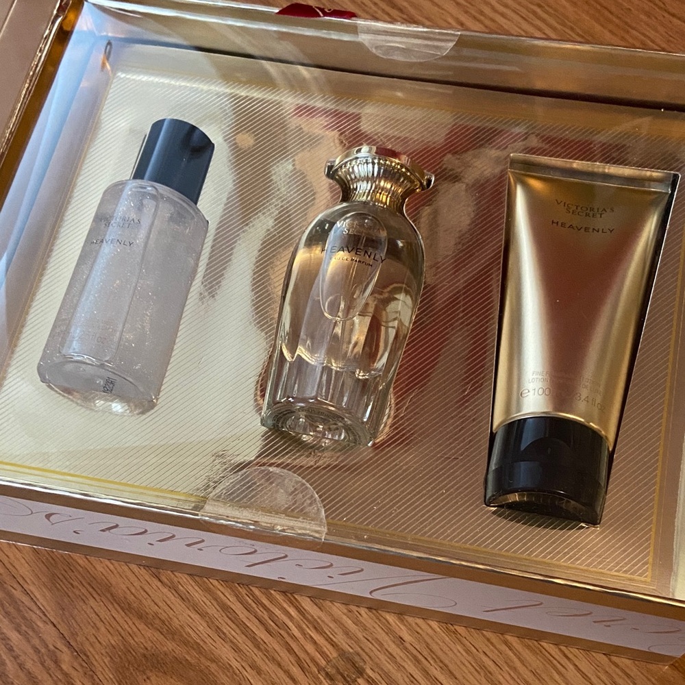 Victoria's Secret Heavenly Trio - Gold and Clear